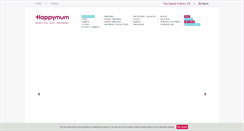 Desktop Screenshot of happymum.eu