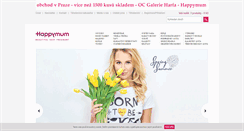 Desktop Screenshot of happymum.cz