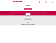 Tablet Screenshot of happymum.cz