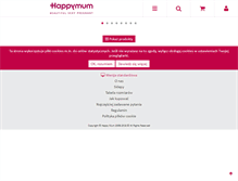 Tablet Screenshot of happymum.pl